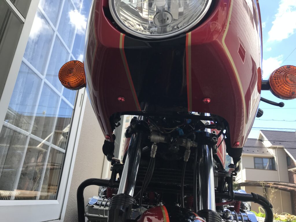 CBX1000-カウル取付