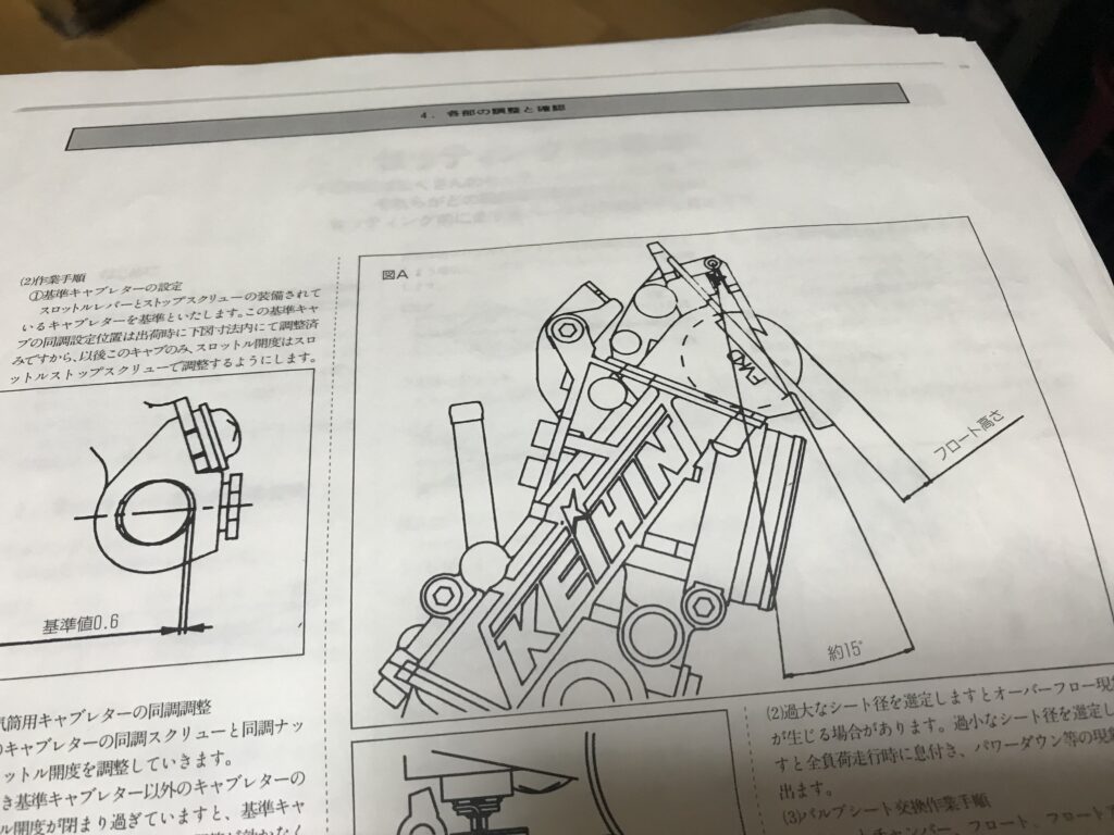 FCRセッティングマニュアル-油面調整
