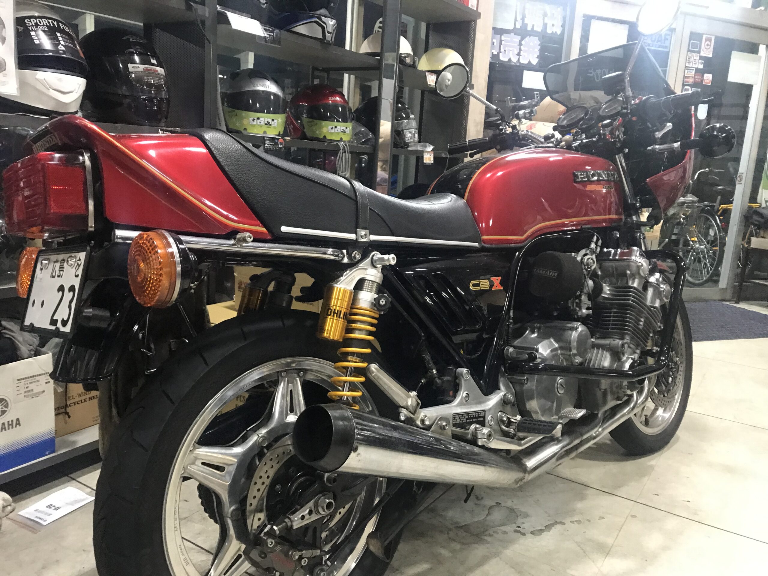 HONDA CBX400F ハイパフォーマンス サスペンション ショック - オートバイ